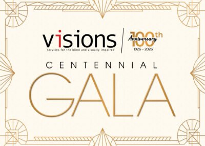 VISIONS/Services for the Blind and Visually Impaired’s Gala Invitation Design